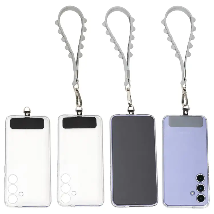2-in-1 Push Pop Stress Reliever Phone and Keychain Wristlet #2