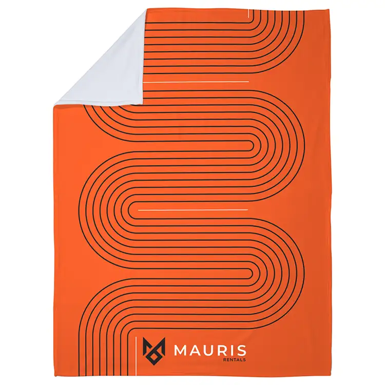 Couverture douce au toucher 50" x 60" en polyester imprimée en couleur #2