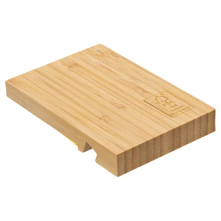 Distributeur de notes autocollantes en bambou FSC avec support pour téléphone #4