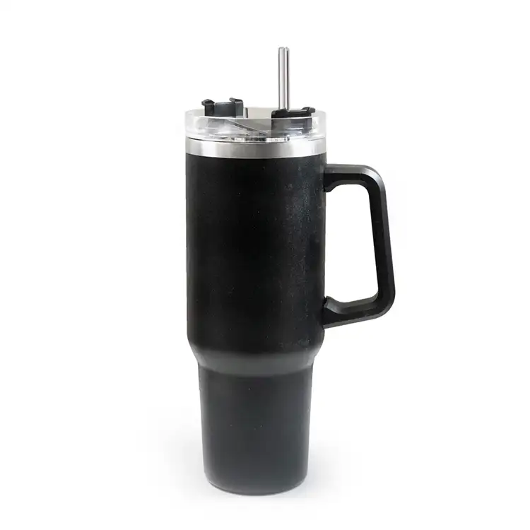 40 oz Stainless Steel Tumbler with Straw #3