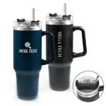 40 oz Stainless Steel Tumbler with Straw