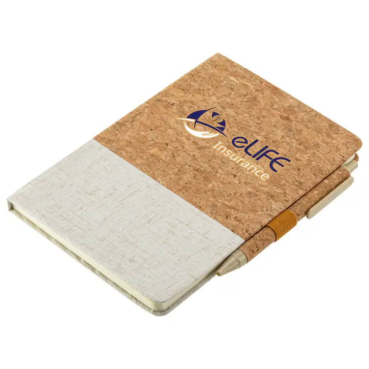 Cork & Linen Journal with Eco Pen #3