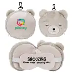 Comfort Pals Bear 2-in-1 Pillow Sleep Mask