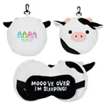 Comfort Pals Cow 2-in-1 Pillow Sleep Mask