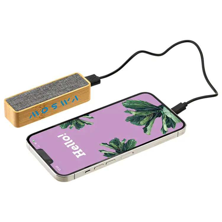 FSC Bamboo and RPET 2000mAh Mini Power Bank #3
