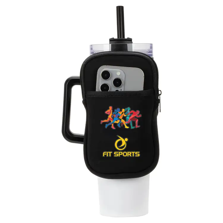 Pochette zippée pour grands gobelets #3