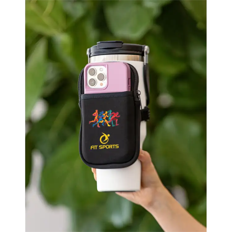 Pochette zippée pour grands gobelets #5