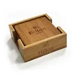 Bamboo Coasters and Gift Box Set