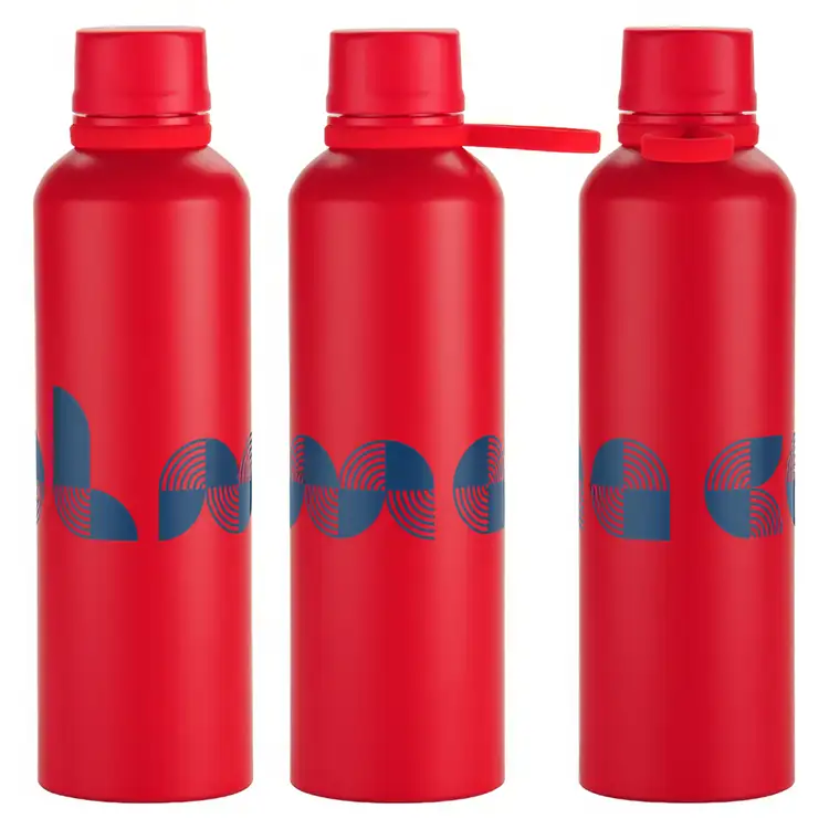 Avento 25 oz Recycled Aluminum Bottle with Silicone Loop #10