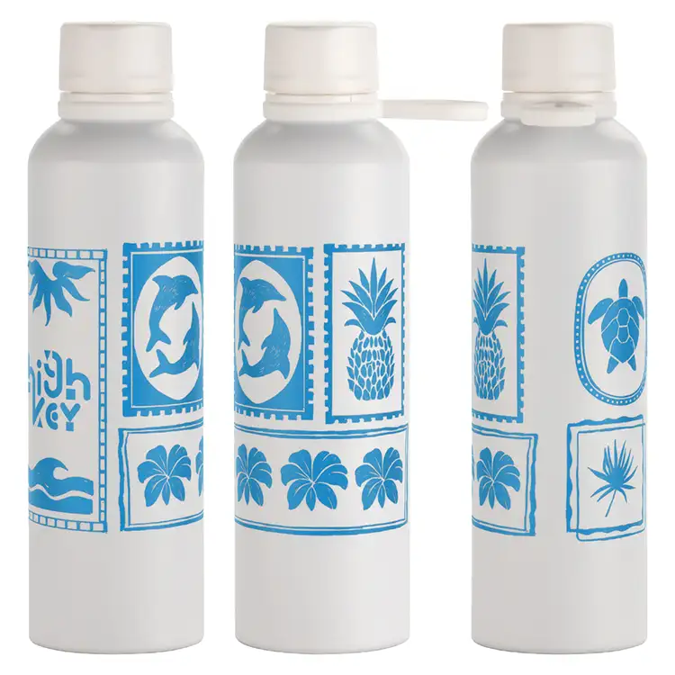 Avento 25 oz Recycled Aluminum Bottle with Silicone Loop #12