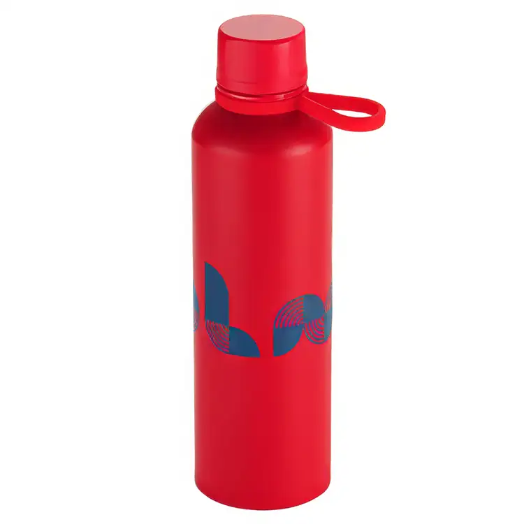 Avento 25 oz Recycled Aluminum Bottle with Silicone Loop #4