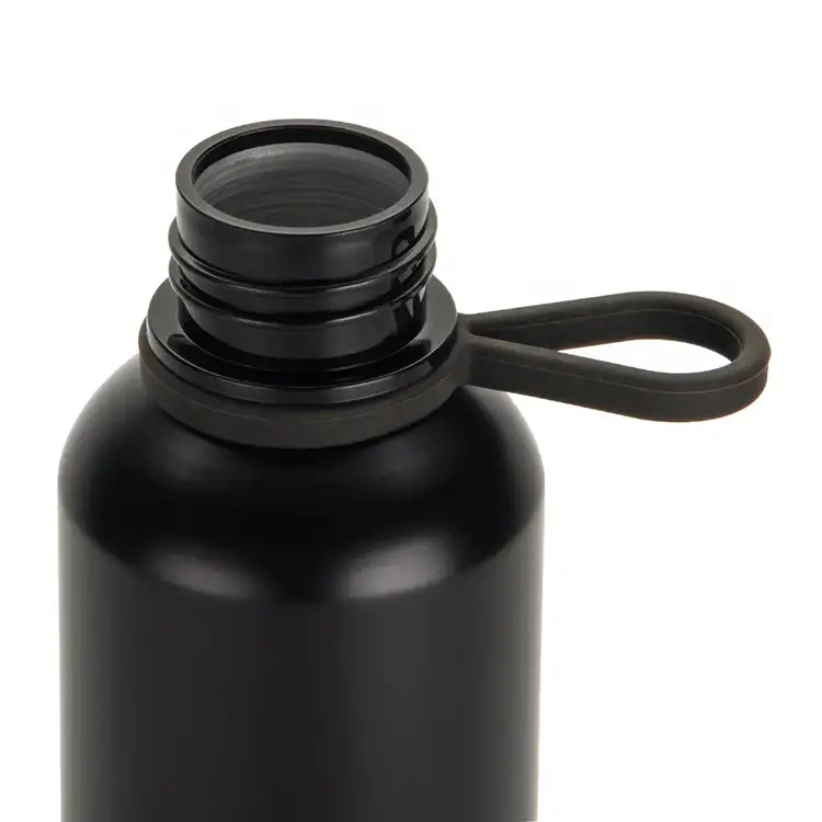 Avento 25 oz Recycled Aluminum Bottle with Silicone Loop #7