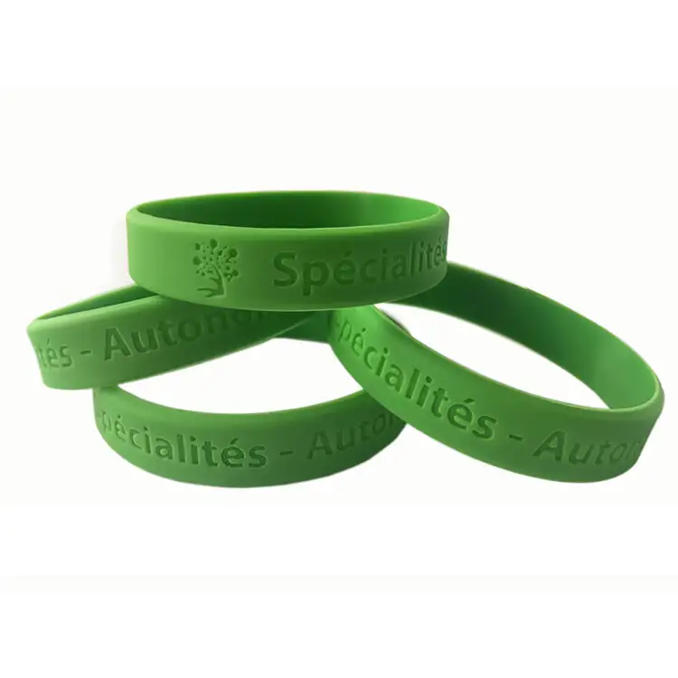 Youth Debossed Silicone Wristband