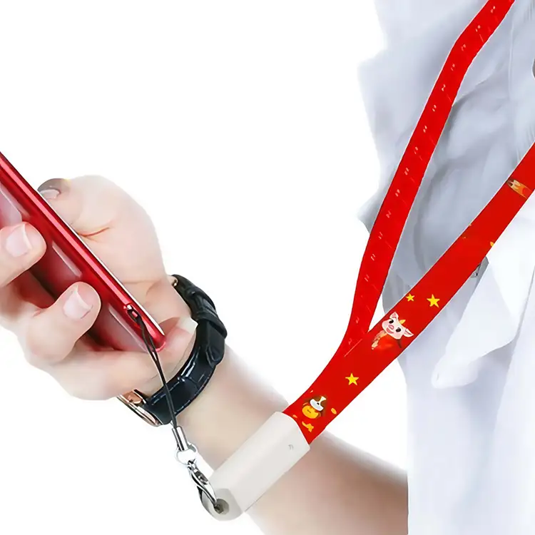 3-in-1 Lanyard Charging Cable with Long Shell #4