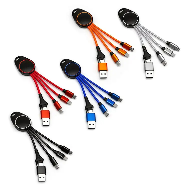 Câble de chargement DEL avec porte-clés