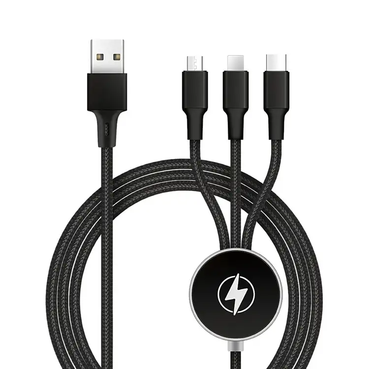 Round Shell LED-Lit Charging Cable #5