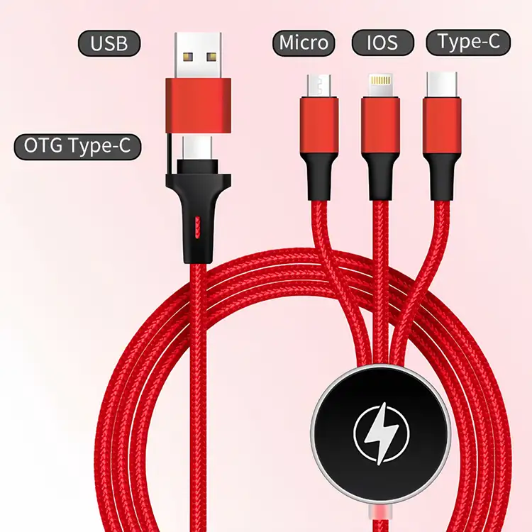 Câble de chargement avec éclairage DEL #9