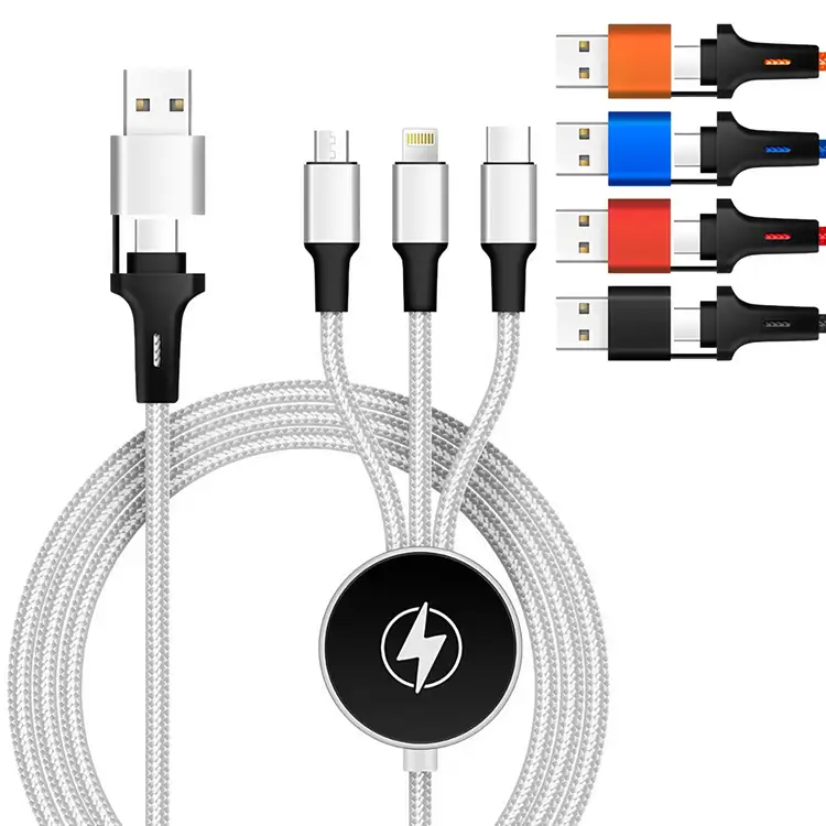 Câble de chargement avec éclairage DEL