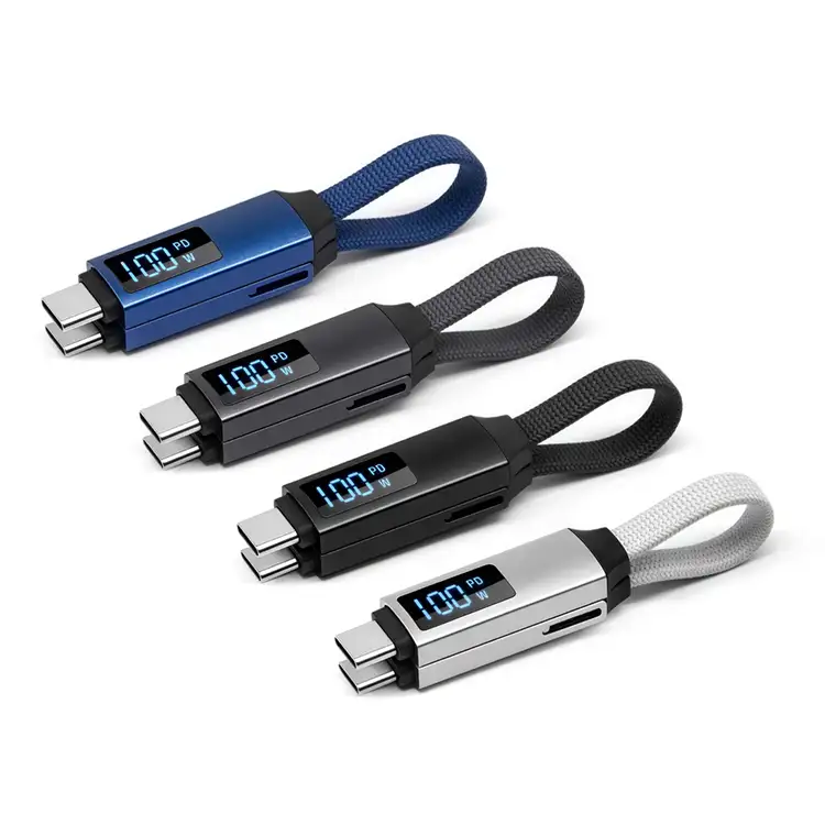 3-in-1 Magnetic Data Cable with Digital Display