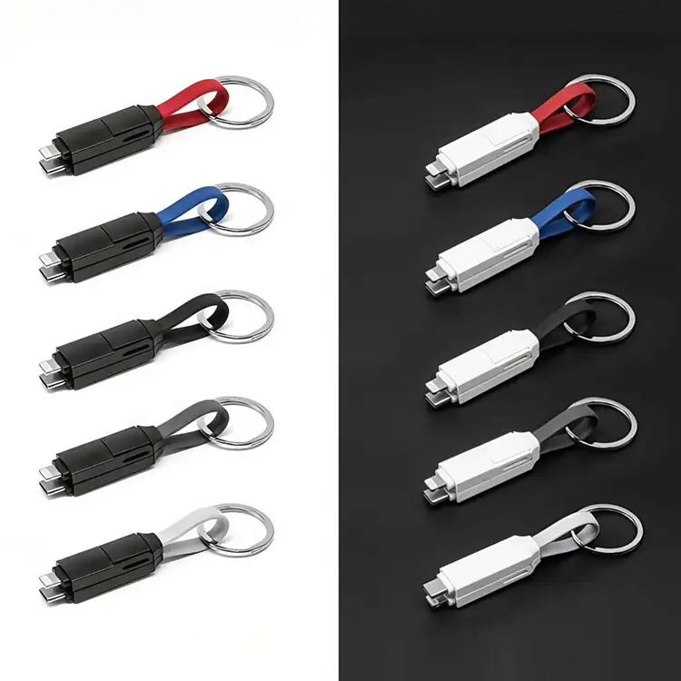 3-in-1 Magnetic Data Cable with Keychain