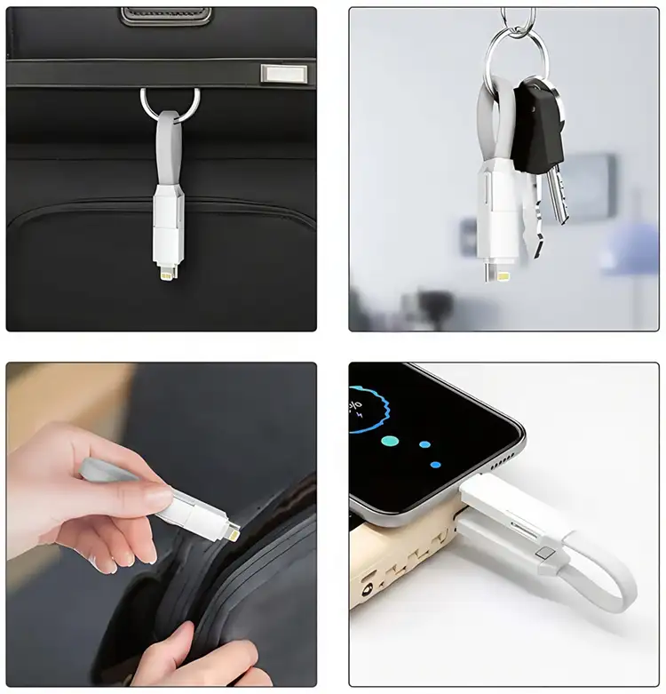 3-in-1 Magnetic Data Cable with Keychain #10