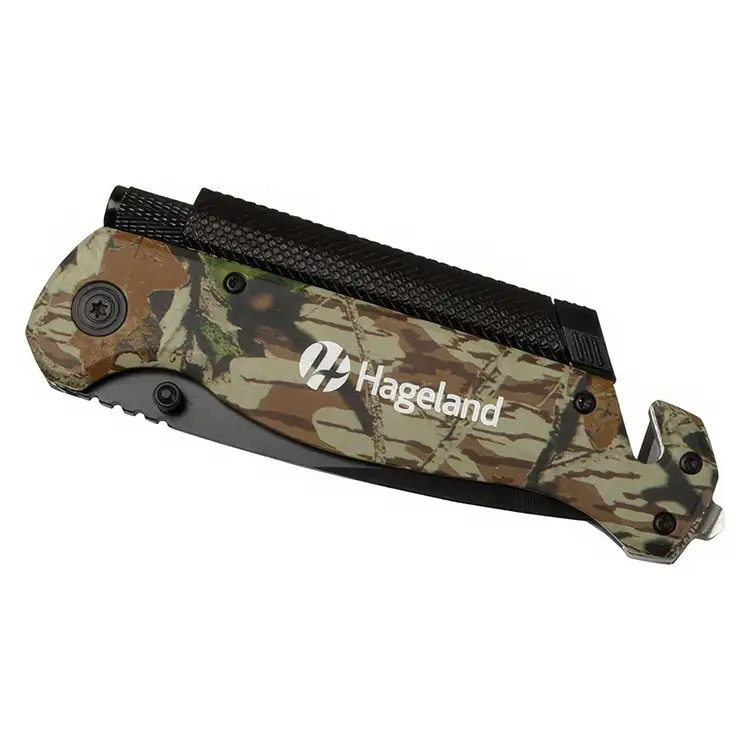 Camo Survival and Rescue Knife #2