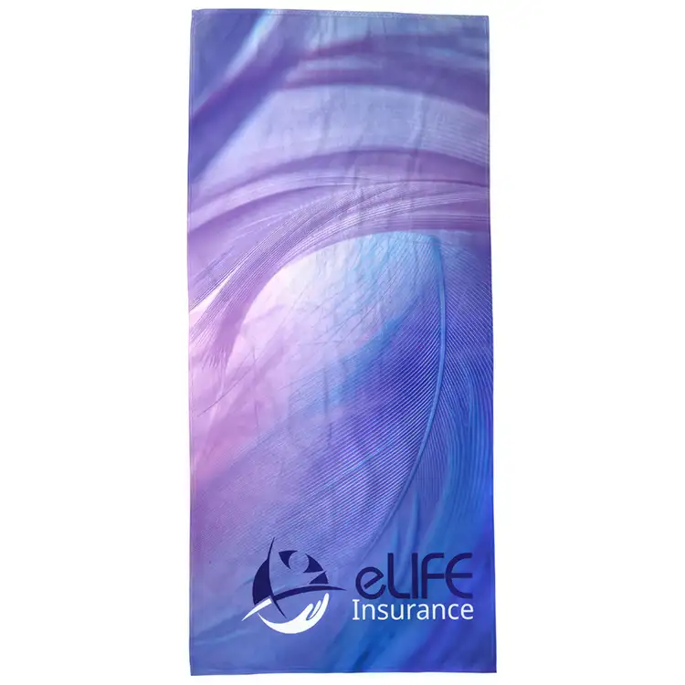 Silk Touch Beach Towel or Blanket 35" x 70" with Full Color