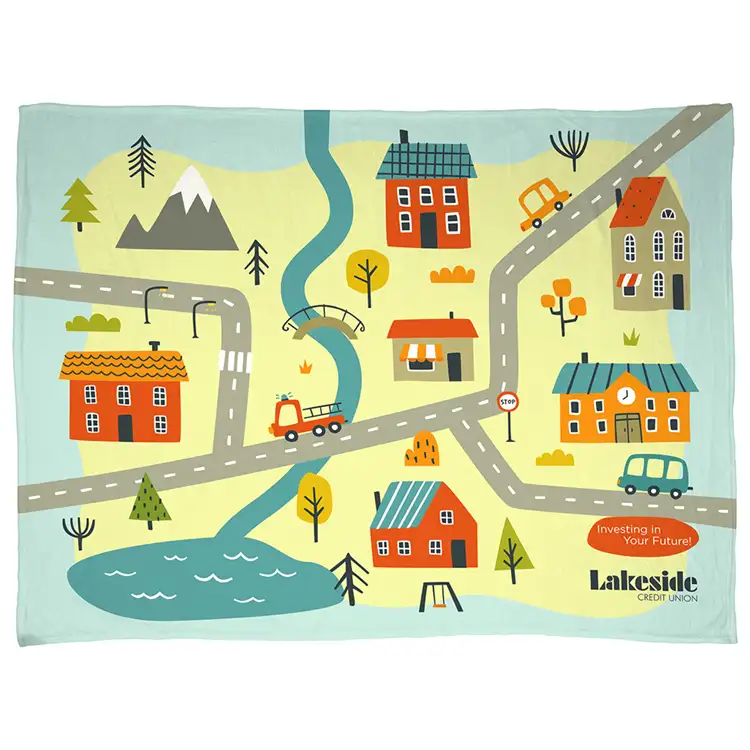 Silk Touch Blanket 60" x 80" in Full Color