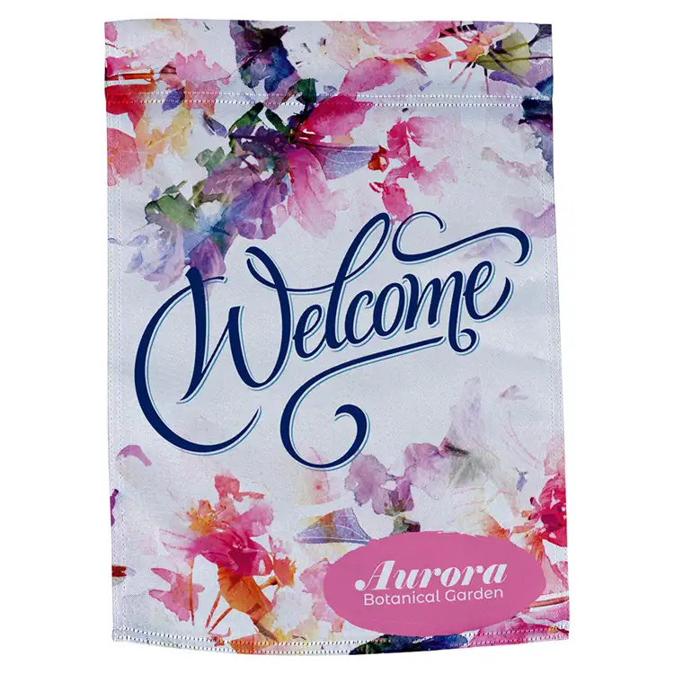 Polyester Poplin Garden Flag 17" x 12" - Full Color