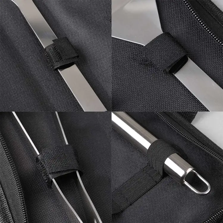 Grill Easy 3 Pc. Stainless BBQ Utensil Set with RPET Case #2