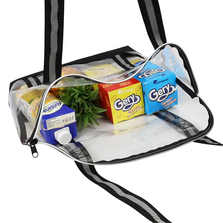 Diamond Clear TPU Zippered Tote #3