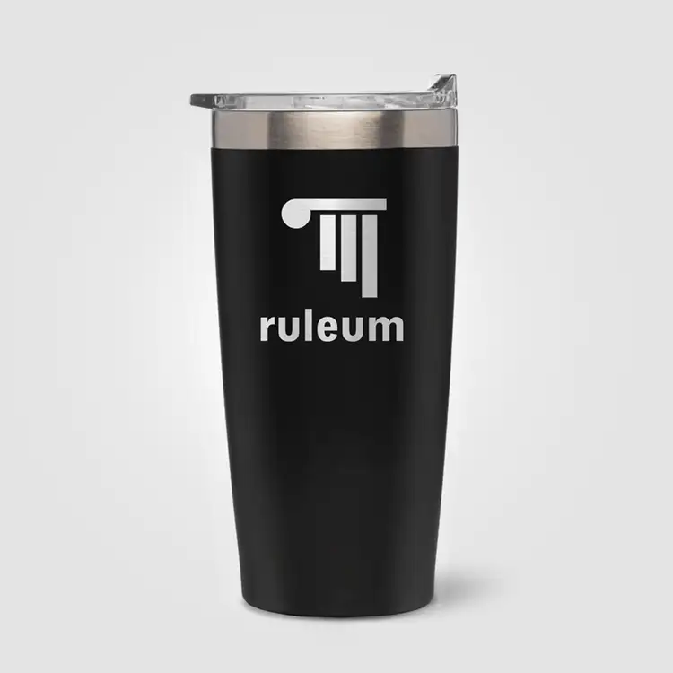 Gobelet isotherme Kona à double paroi en acier inoxydable 18 oz - Laser #2