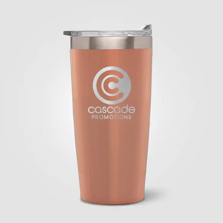 Gobelet isotherme Kona à double paroi en acier inoxydable 18 oz - Laser #5