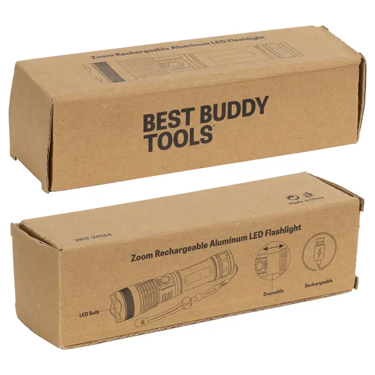 Best Buddy Tools Zoom Rechargeable Aluminum Telescopic-Focus LED Flashlight #5