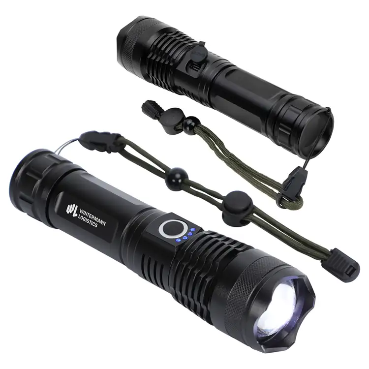 Best Buddy Tools Zoom Rechargeable Aluminum Telescopic-Focus LED Flashlight