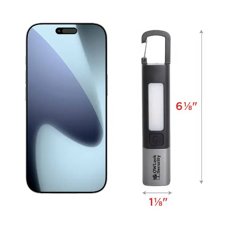 Lampe de poche à DEL rechargeable avec mousqueton par Best Buddy Tools #5