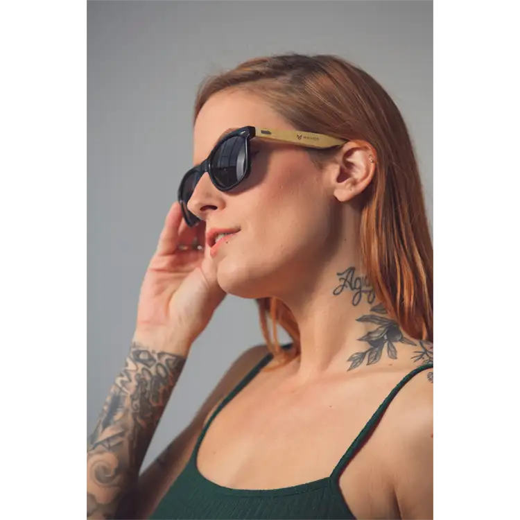 Bamboo Recycled Polycarbonate UV400 Sunglasses #2