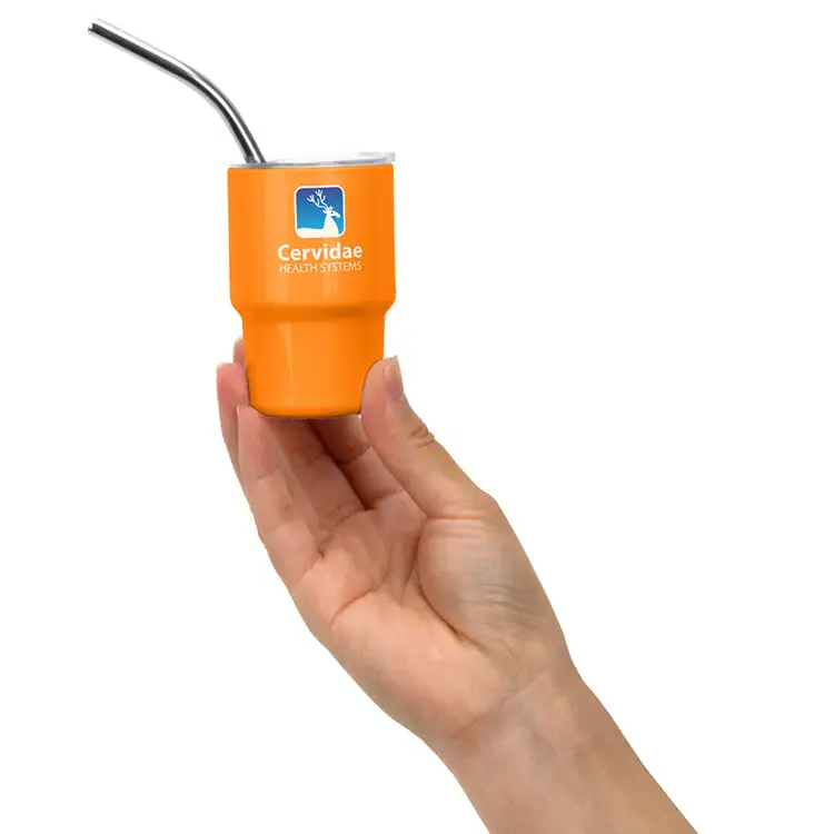 Mini gobelet de voyage isolé Belmont 3 oz en acier inoxydable #4