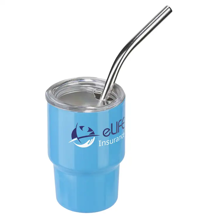 Mini gobelet de voyage isolé Belmont 3 oz en acier inoxydable #9