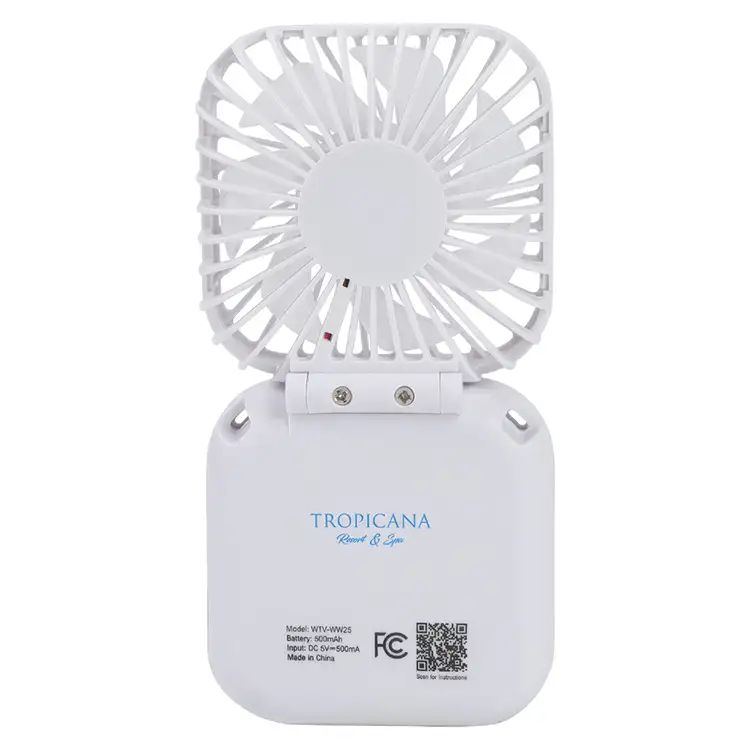 Mini ventilateur pliable rechargeable Whirlwind avec cordon #8