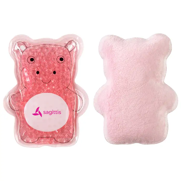 Pack de peluche hippopotame chaud/froid Aqua Pearls