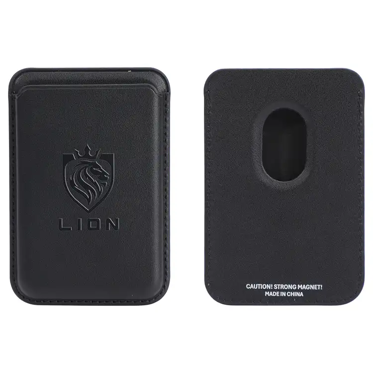 Portefeuille de téléphone portable à 3 cartes avec anneau magnétique #2
