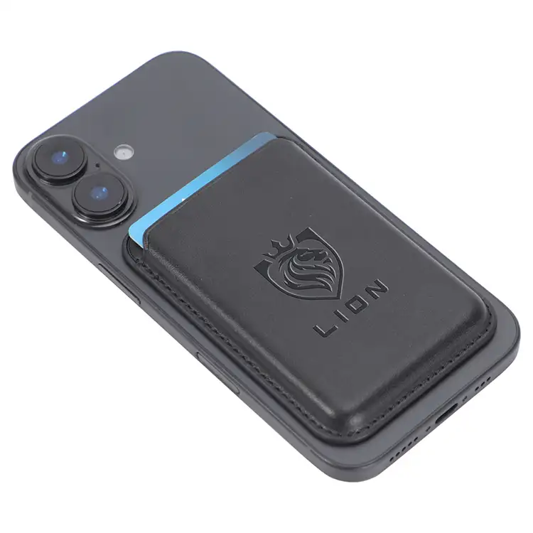Portefeuille de téléphone portable à 3 cartes avec anneau magnétique #3
