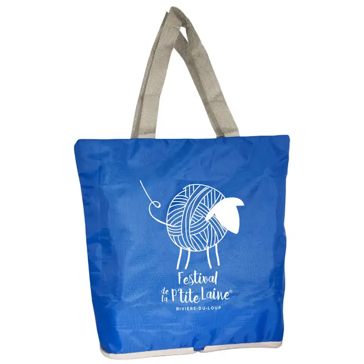 Water resistant reusable foldable tote bag #5
