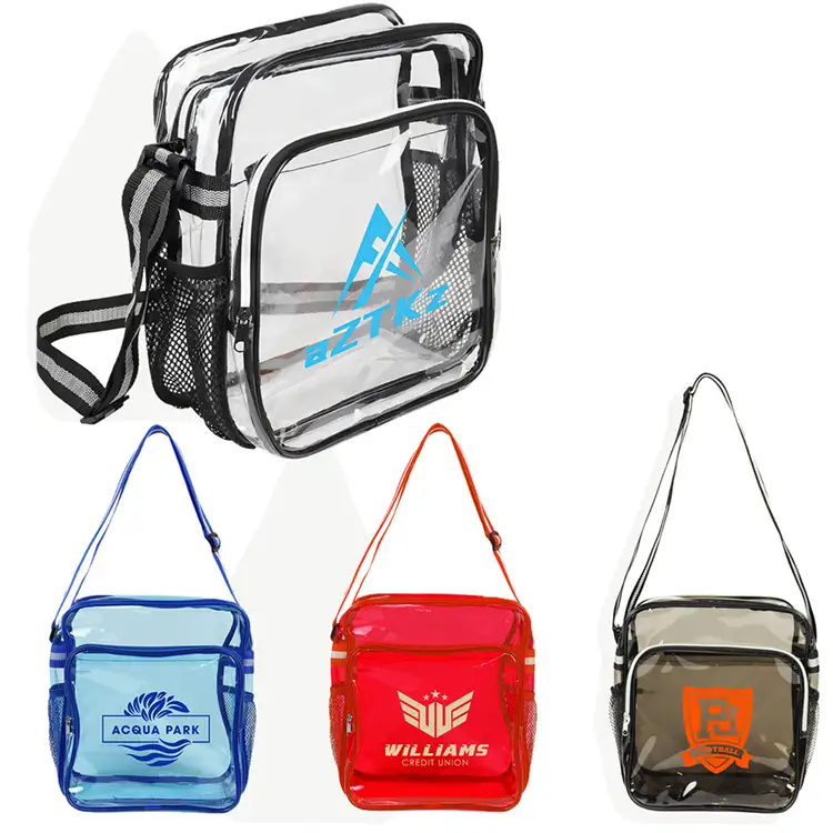 Sac messager Diamond en TPU transparent