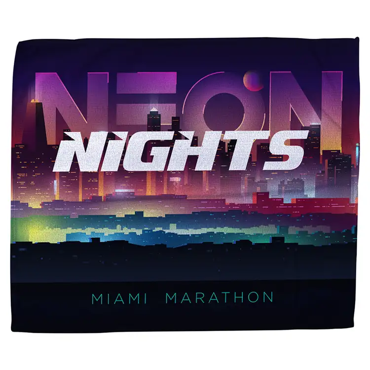 Terry Microfiber Rally Towel 15" x 18" in Full Color