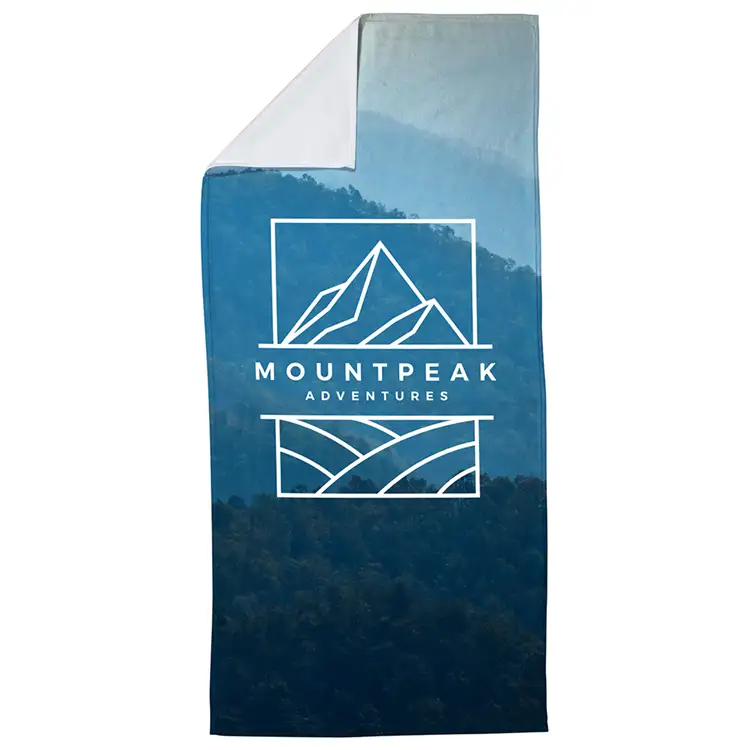 Silk Touch Beach Towel or Blanket 28" x 58" Full Color #2