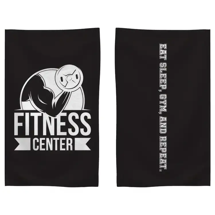 Microfiber Workout Towel 15x25 Sublimated on 2 Sides