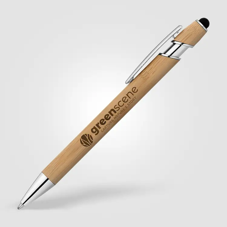 Ellipse Bamboo Stylus Pen - Laser #2