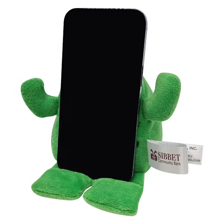 Support de téléphone Phone Pals lesté en peluche - Cactus #2
